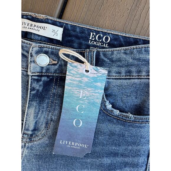 Liverpool Los Angeles Ecofriendly Bootcut Crop Jeans - Picture 2 of 11